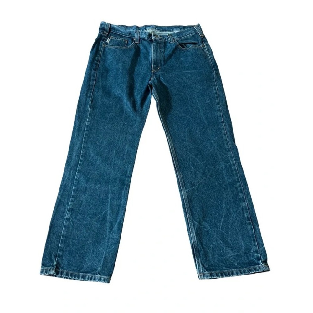 Carhartt men's jeans 38 x 30 blue 100% cotton five pocket Gorpcore farm rodeo
